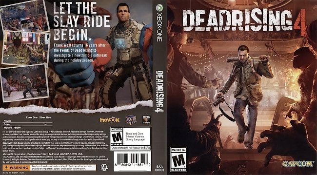 Dead Rising 4 (2016) USA XBOX ONE Cover 
