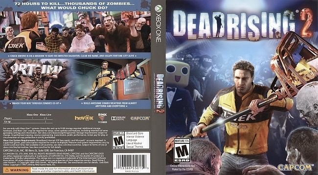 Dead Rising 2 (2016) USA XBOX ONE Cover 