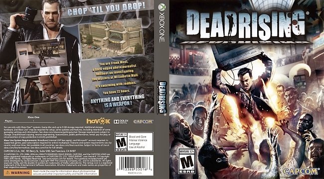 Dead Rising (2016) USA XBOX ONE Cover 