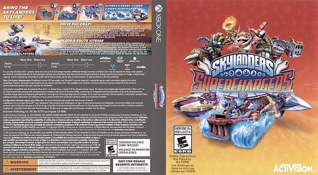 Skylanders SuperChargers  USA XBOX ONE Cover 