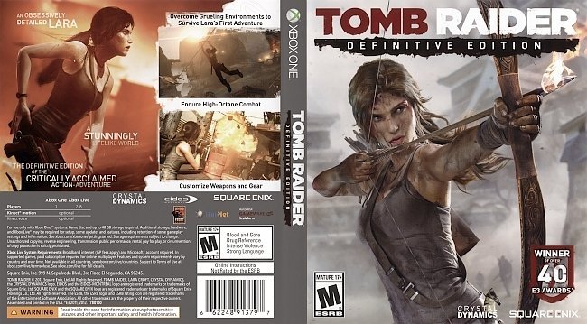 Tomb Raider Definitive Edition  USA XBOX ONE Cover 