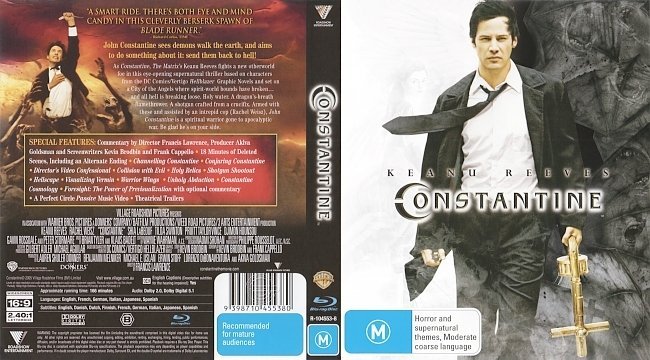 Constantine (2005) R4 Blu-Ray Cover 