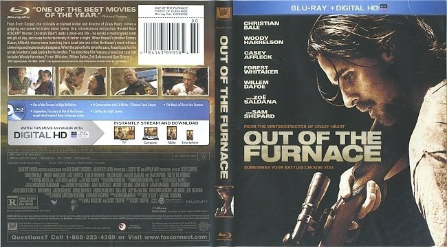 Out Of The Furnace  Blu-Ray Cover & Label 