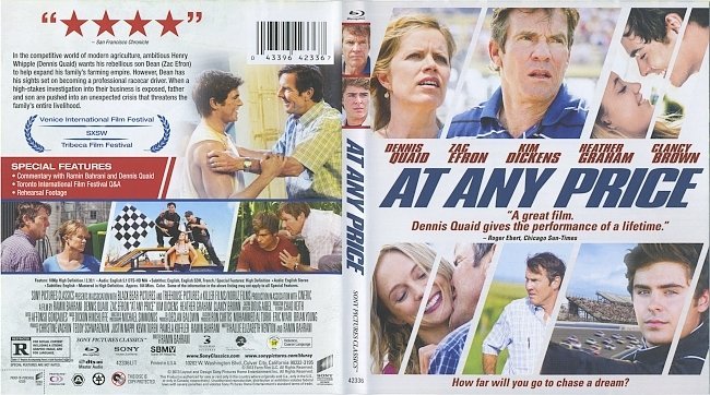 At Any Price  Blu-Ray Cover & Label 