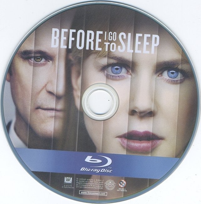 Before I Go To Sleep  R1 Blu-Ray Label 