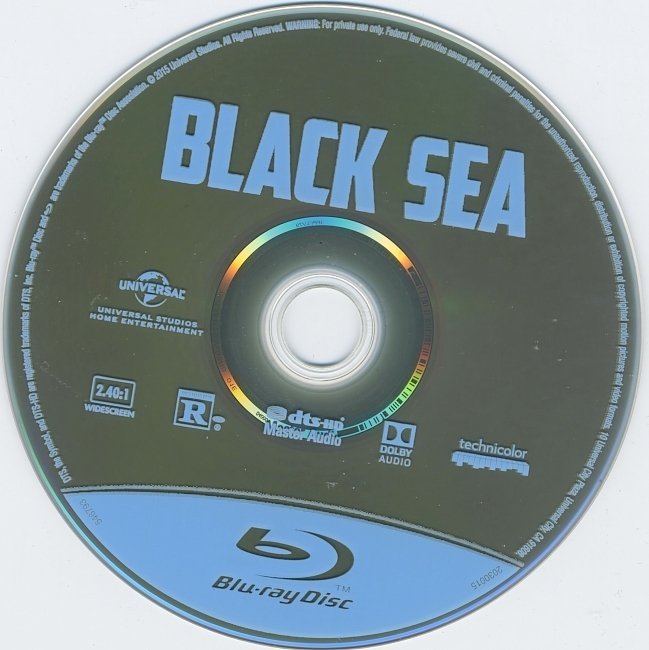 Black Sea  R1 Blu-Ray Label 