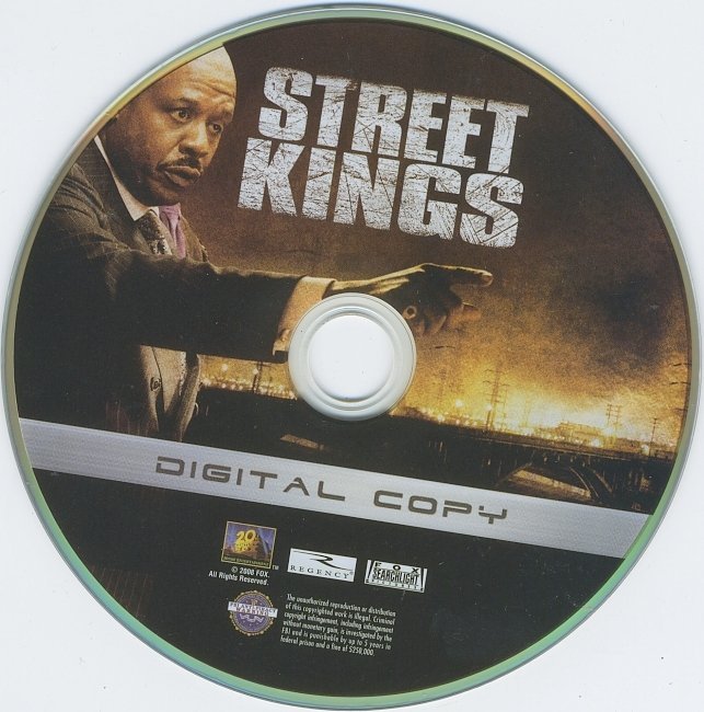 Street Kings (2008) R1 Blu-Ray Labels 
