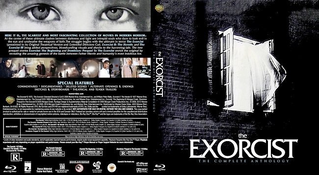 The Exorcist: Anthology Collection (1973-2005) Blu-Ray Cover 