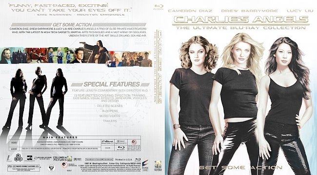 Charlie's Angels – 2-Movie Collection (2000-2003) Blu-Ray Cover 