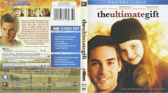 The Ultimate Gift (2006) Blu-Ray Cover & Labels 