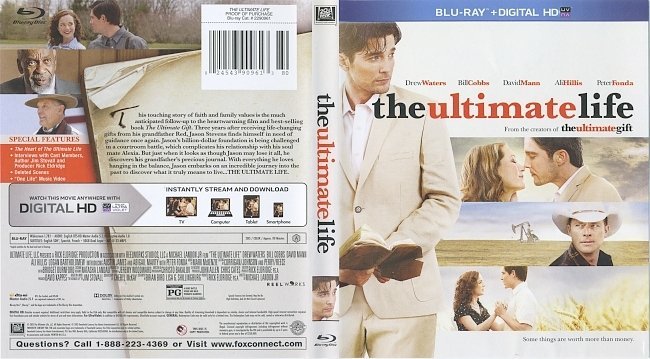 The Ultimate Life  Blu-Ray Cover & Label 