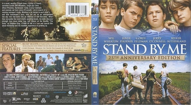 Stand By Me (1986) Blu-Ray Cover & Label 