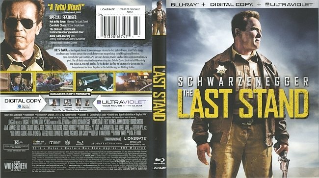 The Last Stand  Blu-Ray Cover & Label 