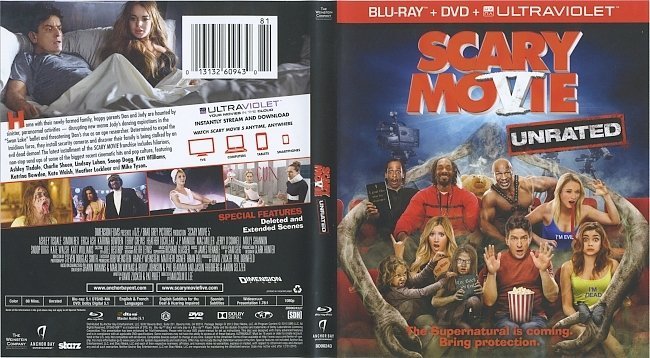 Scary Movie V  Blu-Ray Cover & Label 