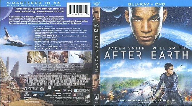 After Earth  Blu-Ray Cover & labels 