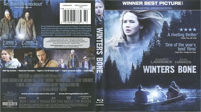 Winter's Bone (2010) Blu-Ray Cover & Label 