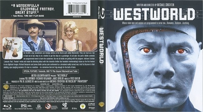 Westworld (1973) Blu-Ray Cover & Label 