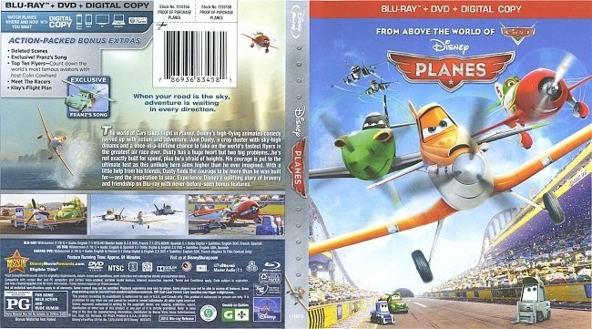 Planes  Blu-Ray Cover & Labels 