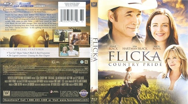 Flicka: Country Pride  Blu-Ray Cover & Label 