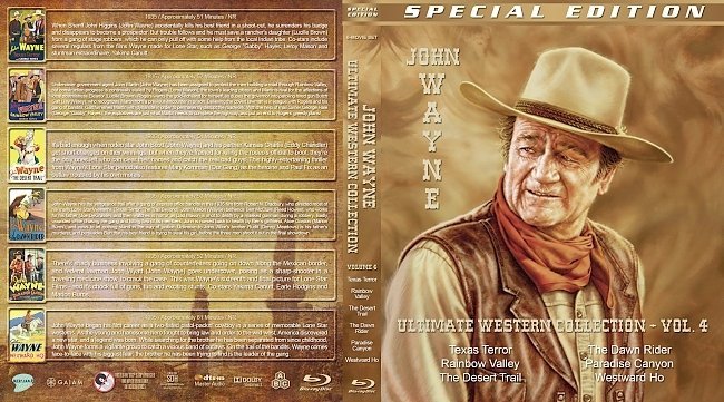 John Wayne Ultimate Western Collection – Volume 4 (1935) R1 Custom Blu-Ray Cover 