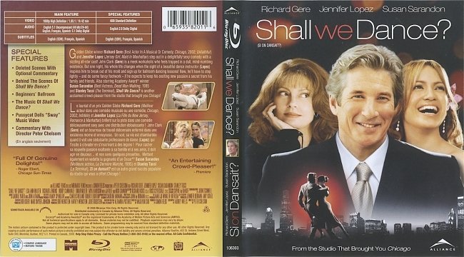 Shall We Dance (2004) Blu-Ray Covers & Label 