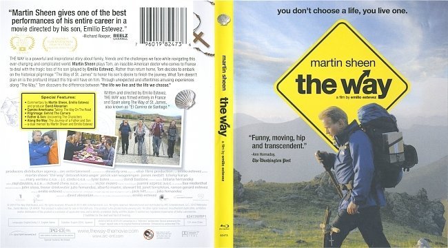 The Way (2010) Blu-Ray Cover & Label 