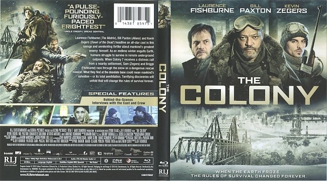 The Colony  Blu-Ray Cover & Label 