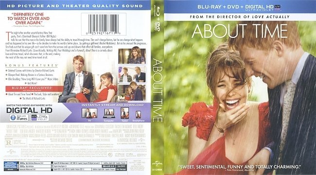 About Time  Blu-Ray Cover & Label 