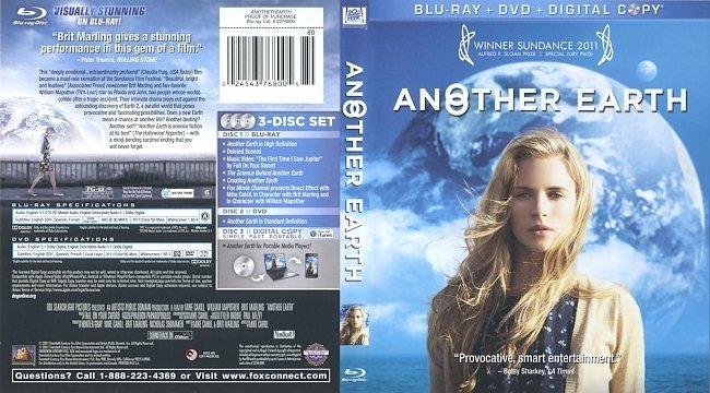 Another Earth (2011) Blu-Ray Cover & Labels 