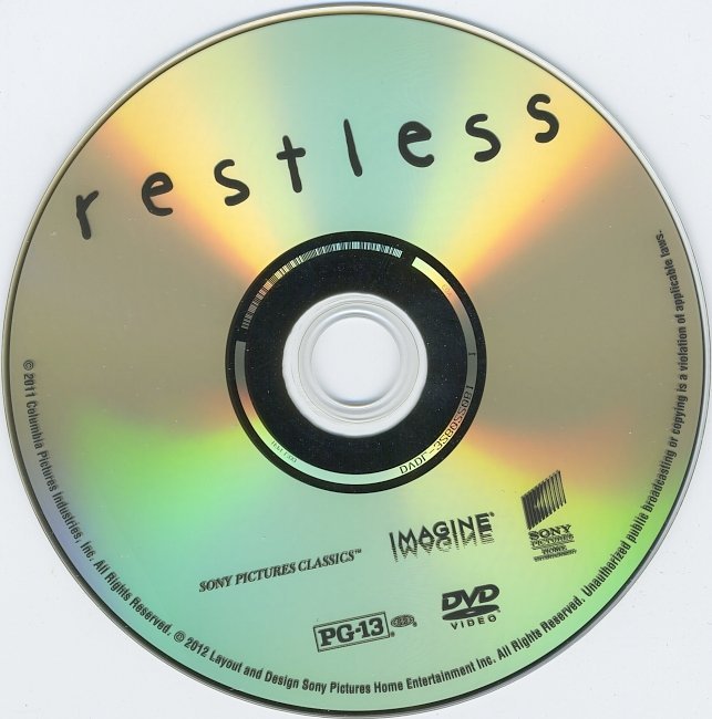 Restless 2011 Blu Ray Cover And Labels Dvd Covers And Labels