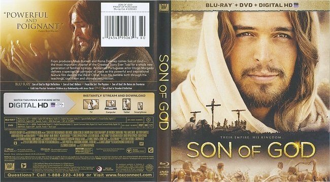 Son Of God  Blu-Ray Cover & Label 