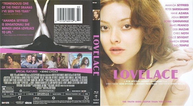 Lovelace  Blu-Ray Cover & Label 