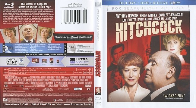 Hitchcock  Blu-Ray Cover & Labels 