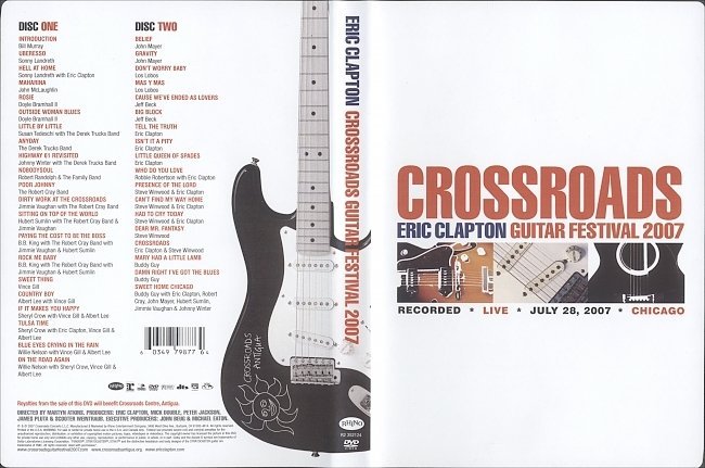 Eric Clapton: Crossroads (2007) R1 Cover & Labels 