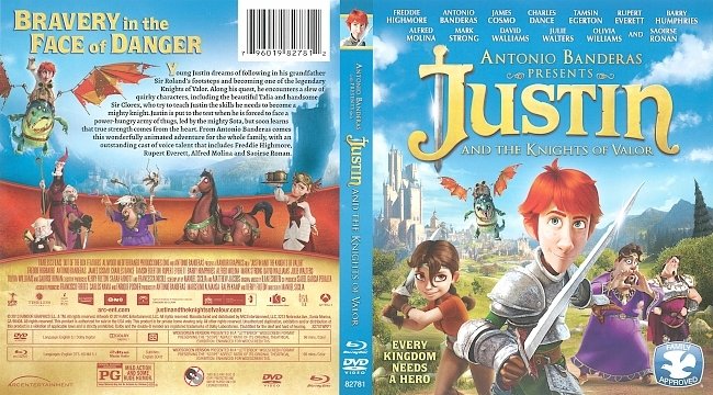 Justin and the Knights of Valor  Blu-Ray Cover 