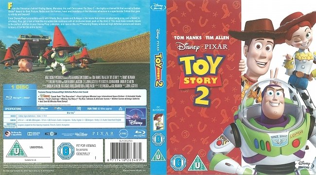 Toy Story 2  Blu-Ray Cover 