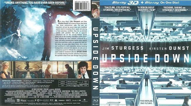 Upside Down (2011) Blu-Ray Cover 