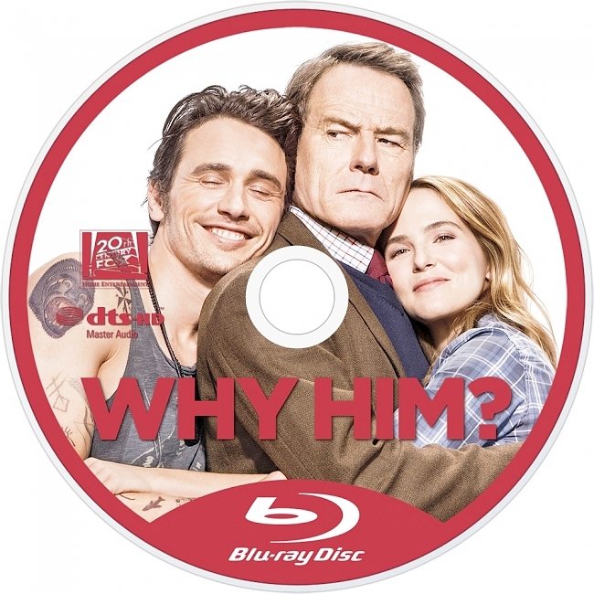 Why Him (2017) R1 Custom Blu-Ray Labels 
