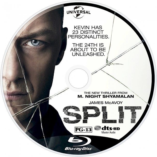 Split (2017) R1 Custom Blu-Ray Labels 