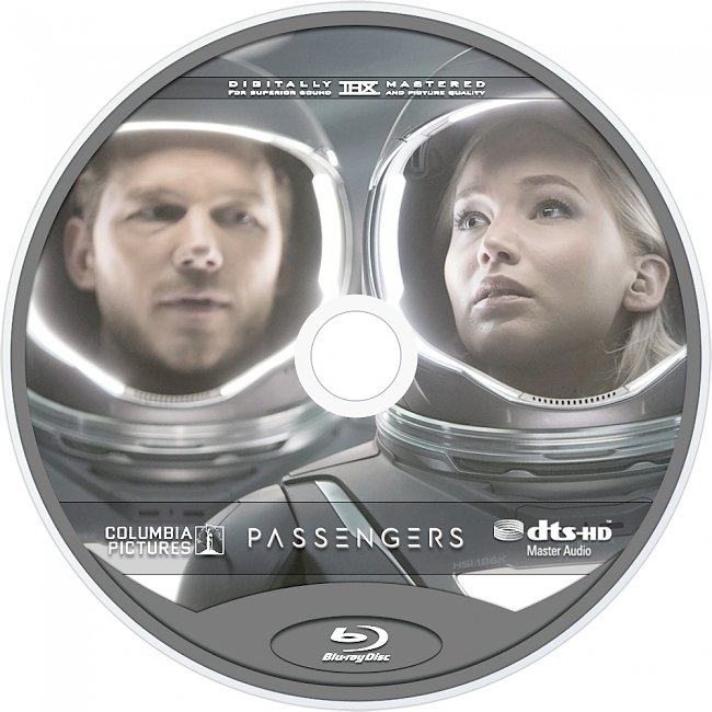 Passengers (2016) R1 Custom Blu-Ray Labels 