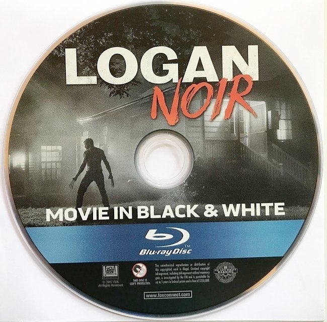 Logan Noir (2017) R1 Blu-Ray Label 
