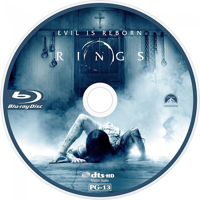 Rings (2016) R1 Custom Blu-Ray Label 
