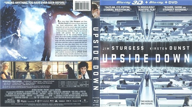 Upside Down  Blu-Ray Cover & Labels 
