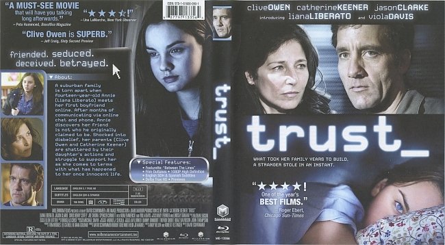 Trust (2010) Blu-Ray Cover & label 
