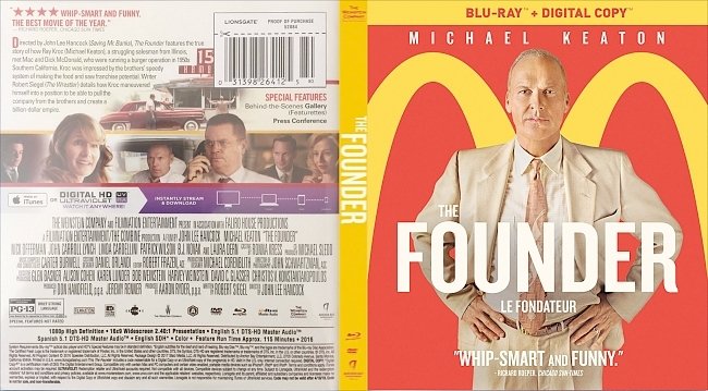 Founder (2016) Blu-Ray Cover 