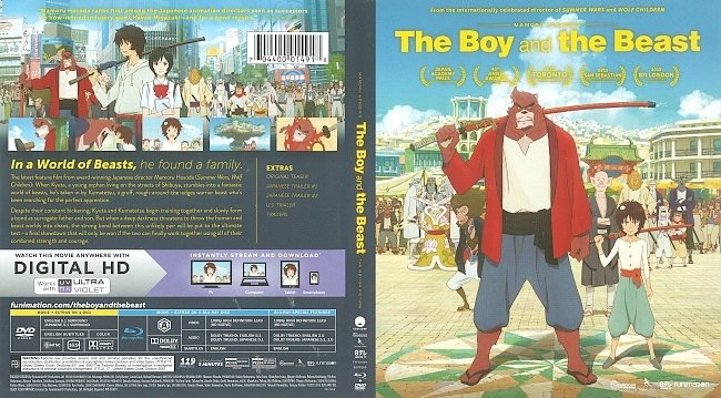 The Boy and the Beast  Blu-Ray Cover 