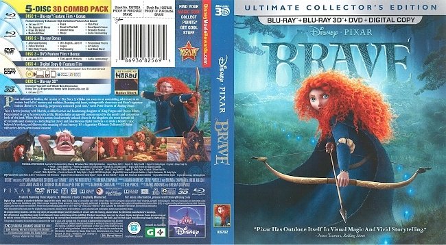 Brave  Blu-Ray Cover 