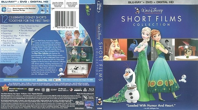 Disney Short Films Collection  Blu-Ray Cover 