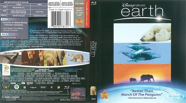 DisneyNature: Earth (2007) Blu-Ray Cover 