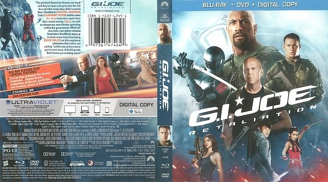 G.I. Joe Retaliation  Blu-Ray Cover 